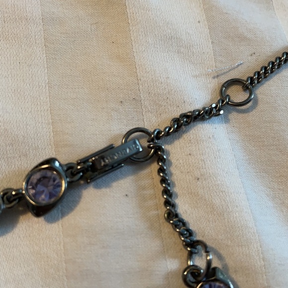 Givenchy purple crystal collar necklace - Picture 4 of 4